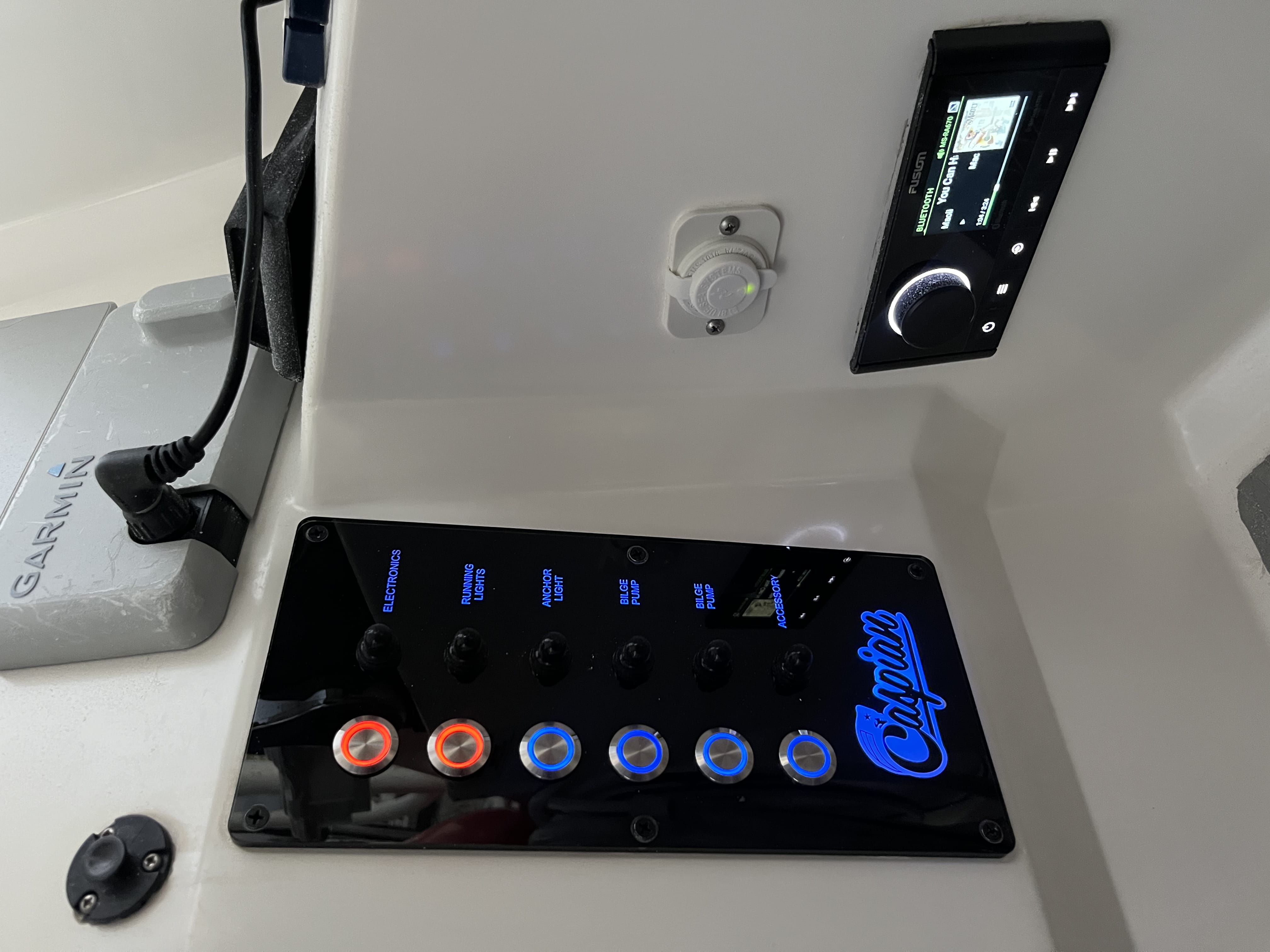 Audio electronics installation